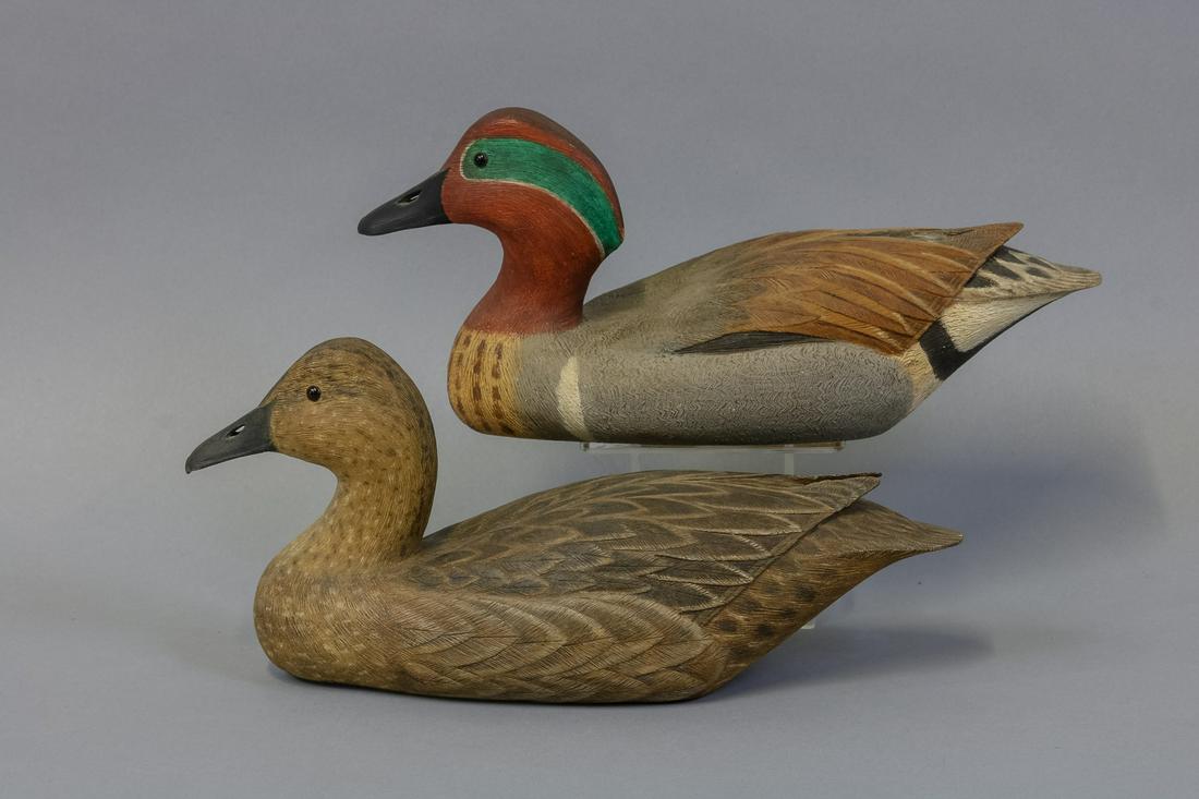 Frank Burghy pair of Greenwinged Teal Decorative (1 of 6)