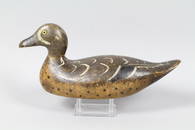 Early Evans Blue Winged Teal Drake Duck Decoy,