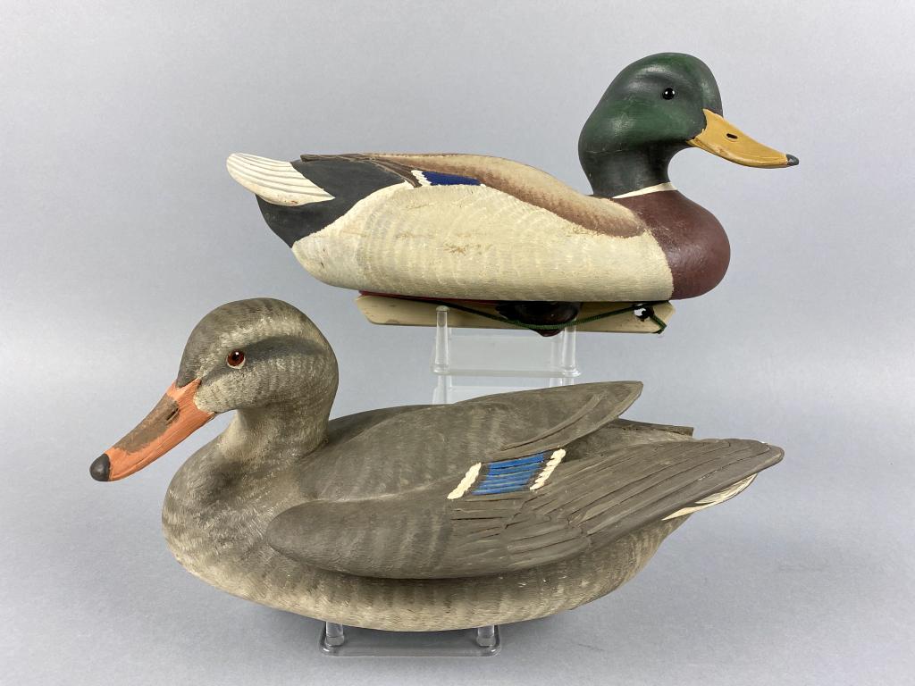 Marv Meyer Pair of Mallard Duck Decoys, Richfield, MN, (1 of 6)