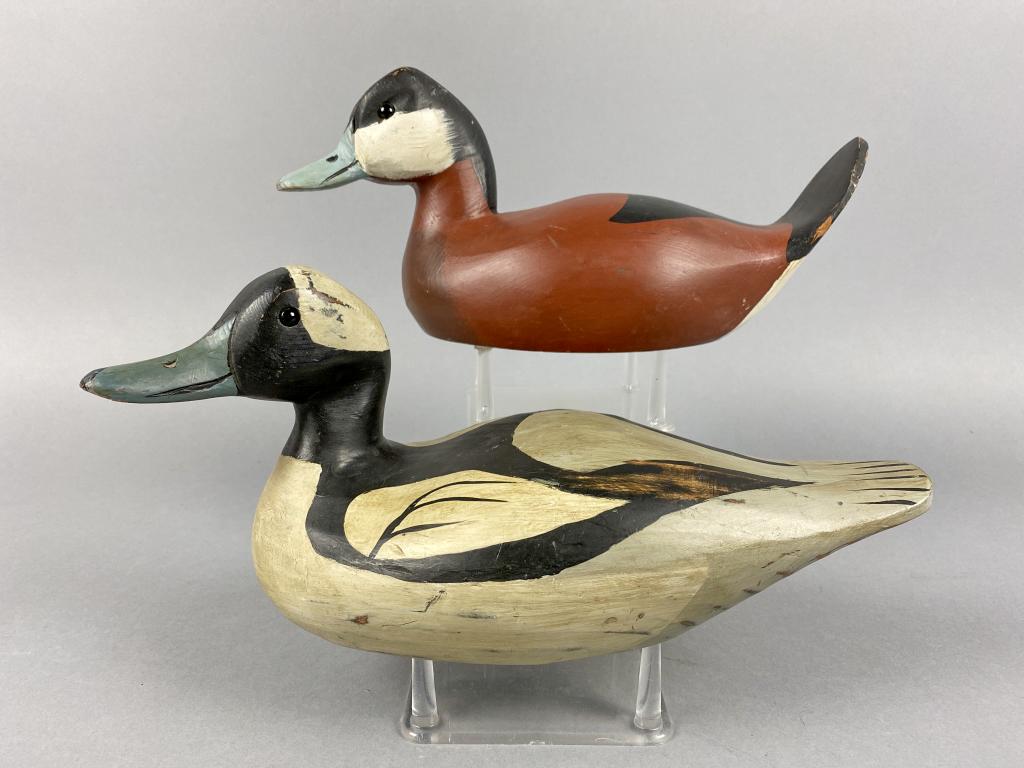 2 Paul Arness Duck Decoys, King City, CA, 1 bufflehead (1 of 6)