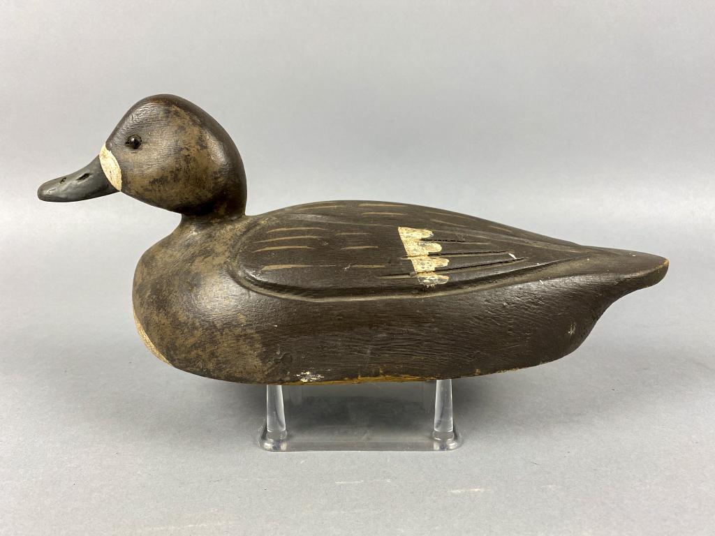 Art Herron Bluebill Hen Duck Decoy, Peterborough, ONT, (1 of 4)