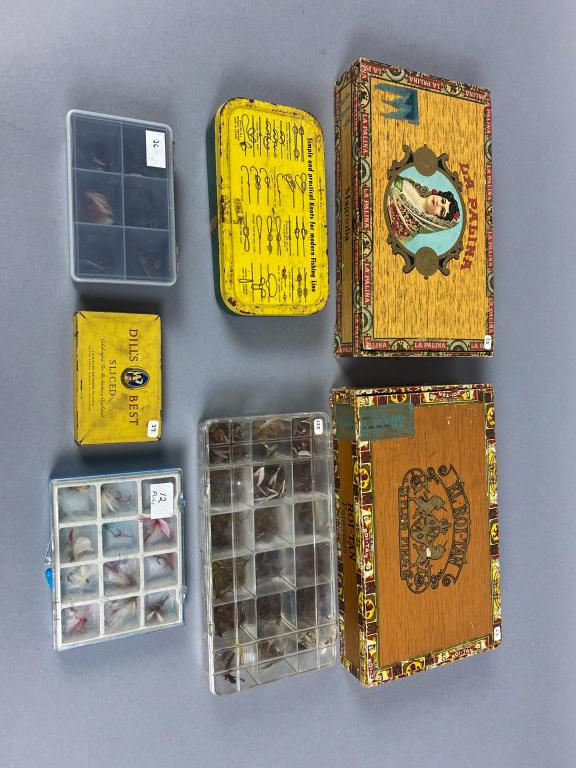 Large Lot of Hand Tied Flies, 7 boxes full of flies, (1 of 7)