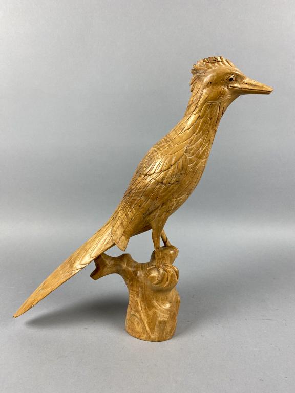 Hand Carved Road Runner by Unknown Carver, natural (1 of 4)