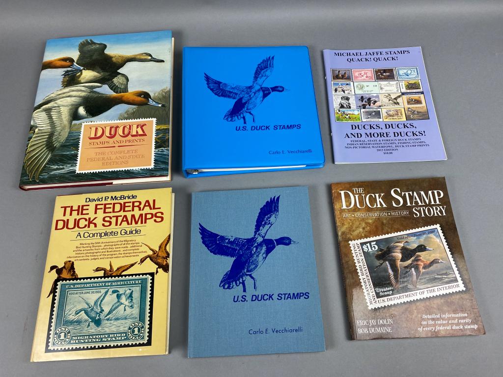 Misc. Book Lot, 2 U.S. Duck Stamps by Carlo (1 of 2)