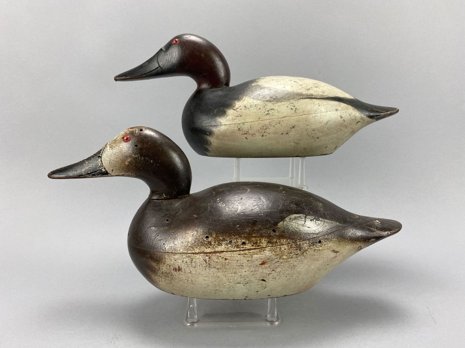 Mason Pair of Canvasback Duck Decoys (1 of 10)