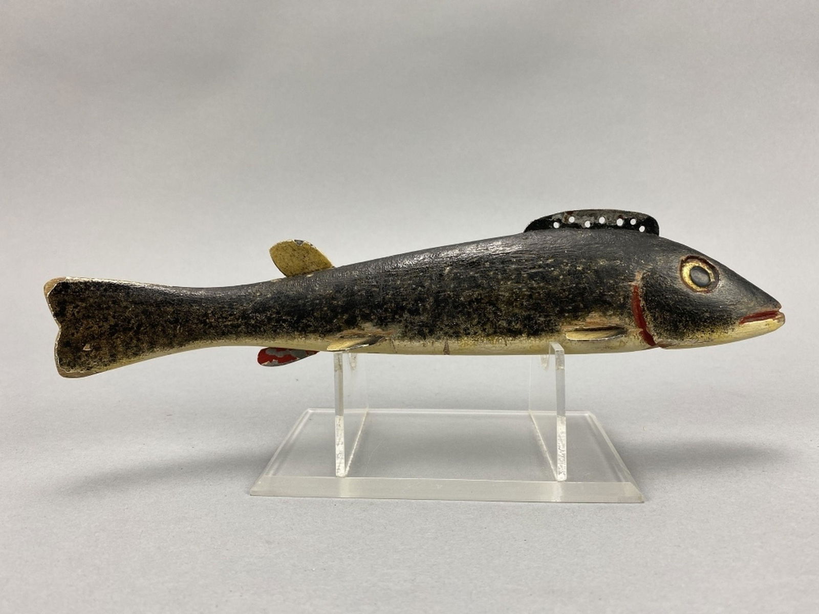 Oscar Peterson Bass Fish Spearing Decoy (1 of 6)