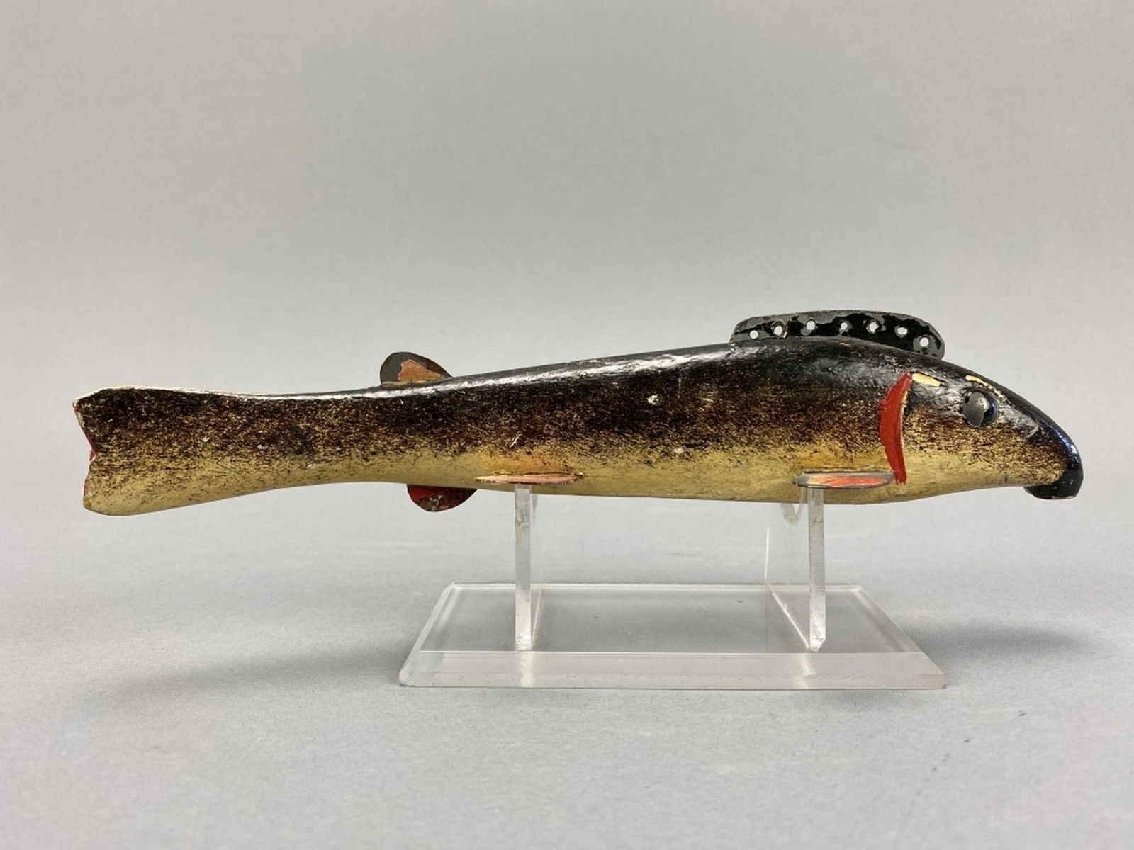 Oscar Peterson Sucker Fish Spearing Decoy (1 of 6)