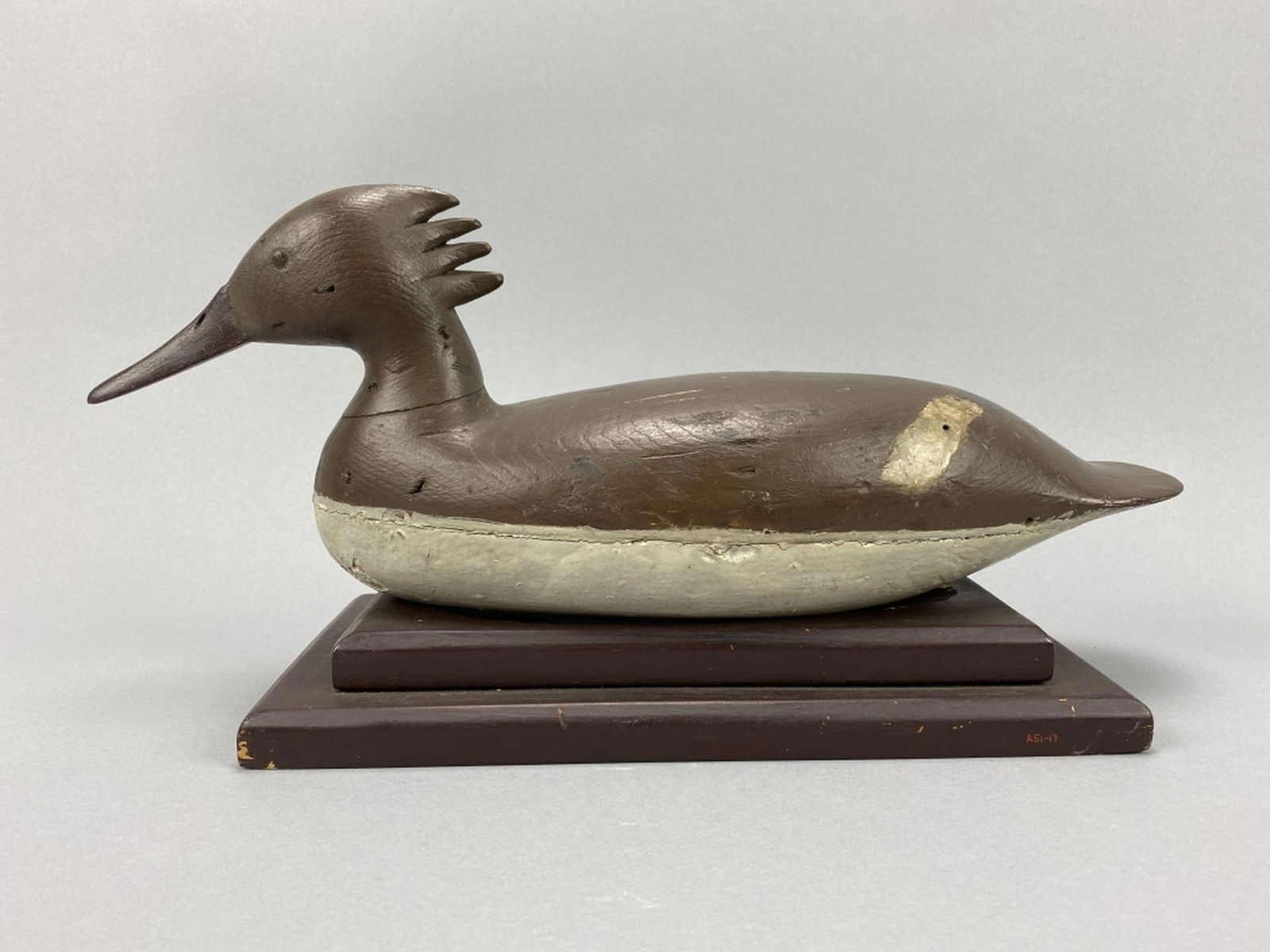 Early Harry V. Shourds Merganser Hen Duck Decoy (1 of 12)
