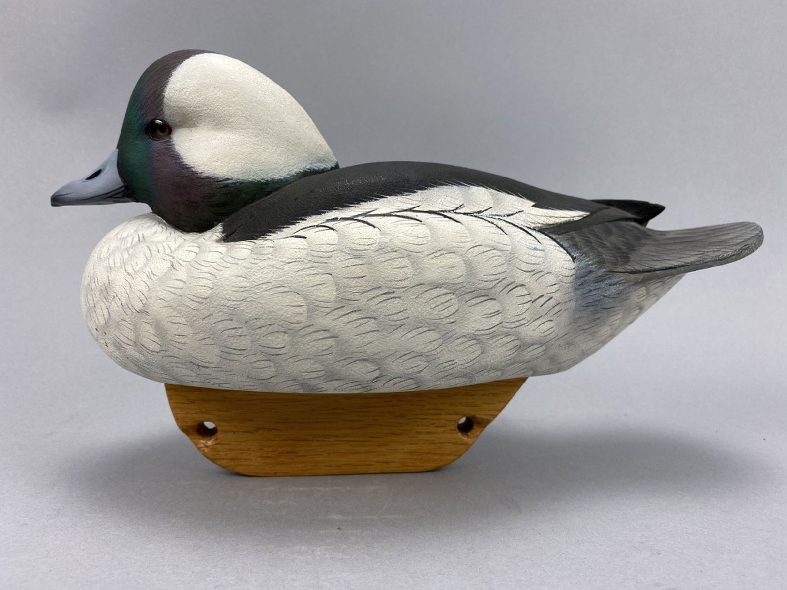 Stefane Bougie Bufflehead Drake Duck Decoy (1 of 10)