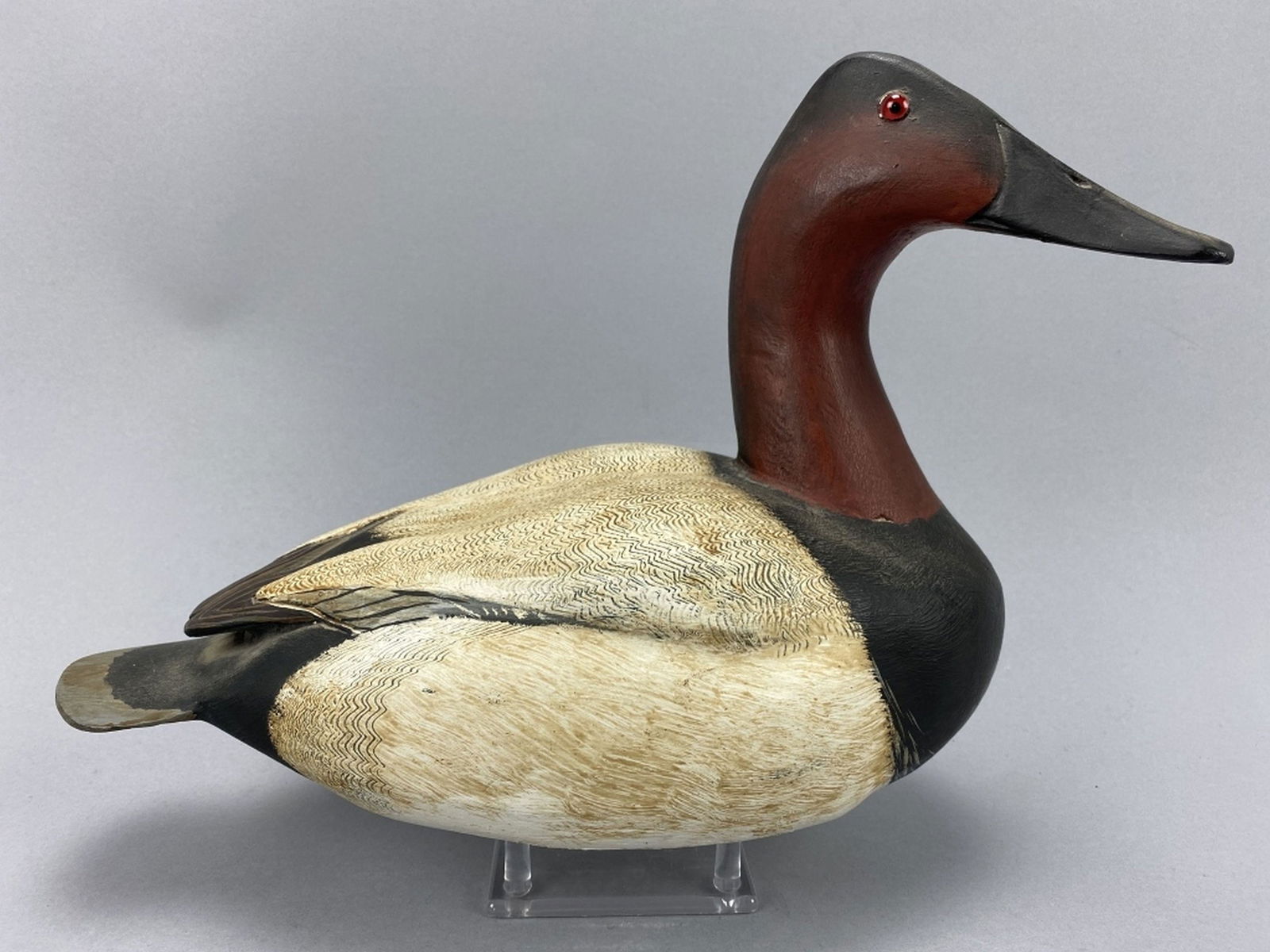 Torry Ward Canvasback Drake Duck Decoy (1 of 9)