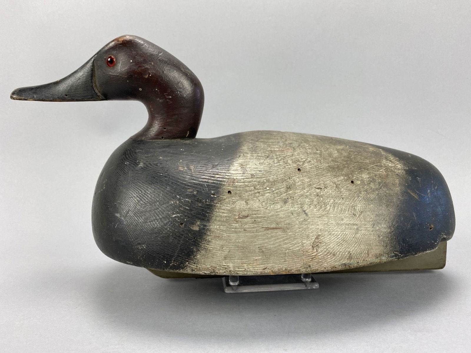 Floyd Crooks Canvasback Drake Duck Decoy (1 of 8)