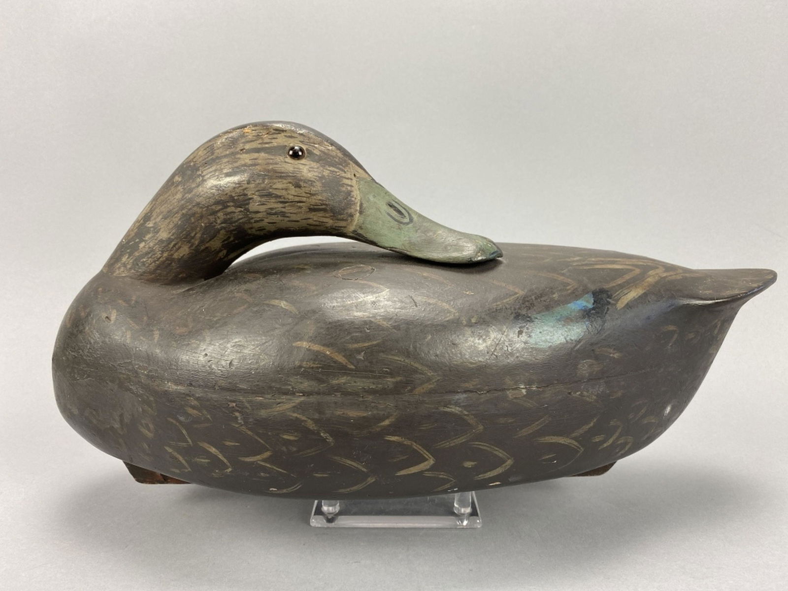 Turk Libensperger Black Duck Decoy (1 of 8)