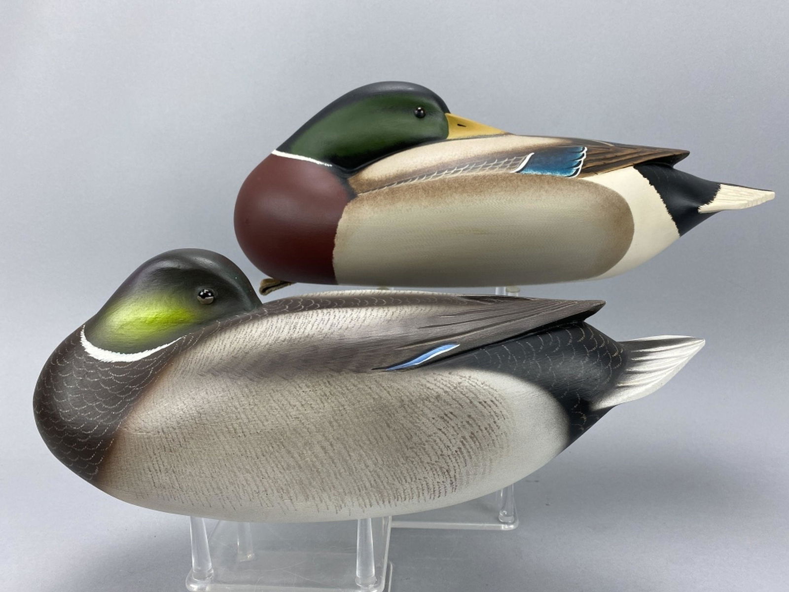 2 Mallard Drake Duck Decoys (1 of 12)