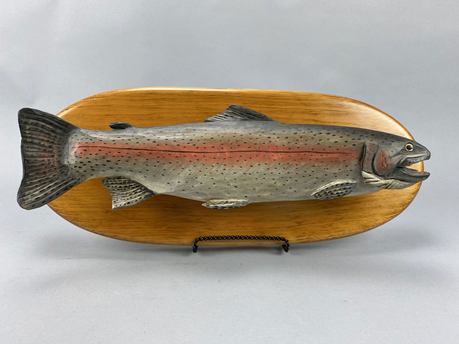 Mike Borrett Rainbow Trout Plaque (1 of 6)