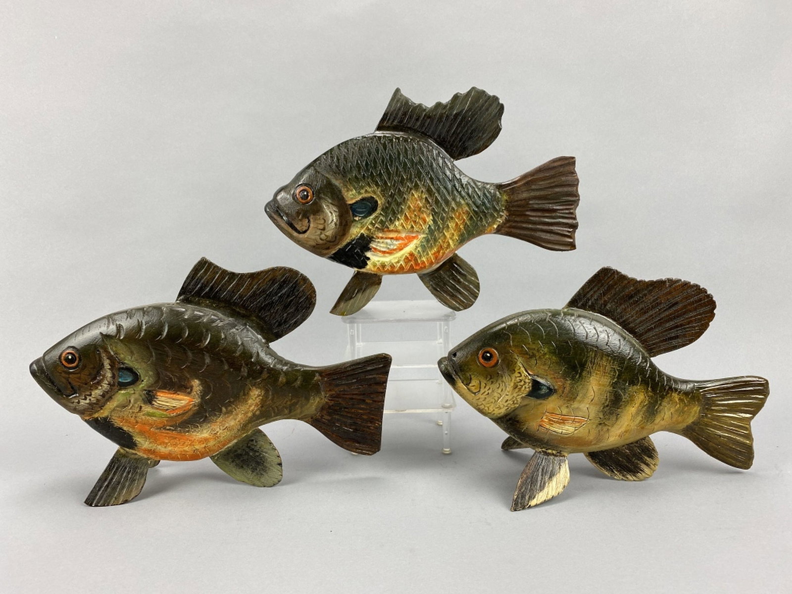 3 Tom Singleton Hand Carved Bluegills (1 of 5)