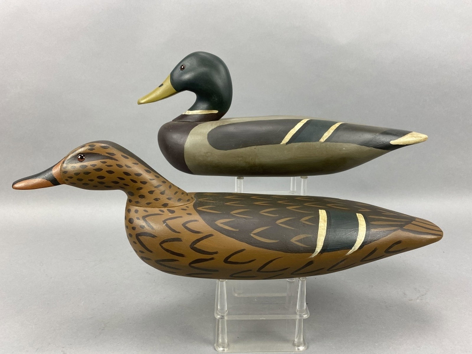 Roy LeGaux, Sr. Pr of Mallard Duck Decoys (1 of 6)
