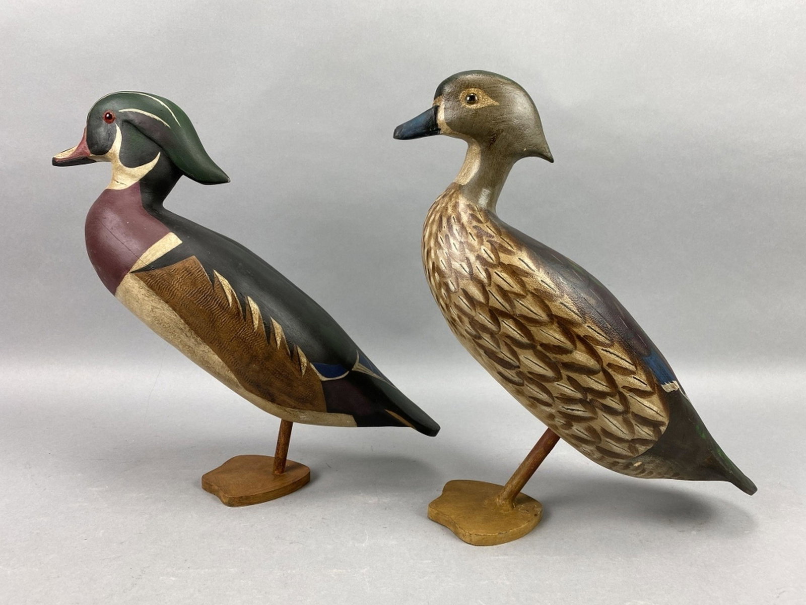 Jim Wilson Pr of Wood Duck Decoys (1 of 5)