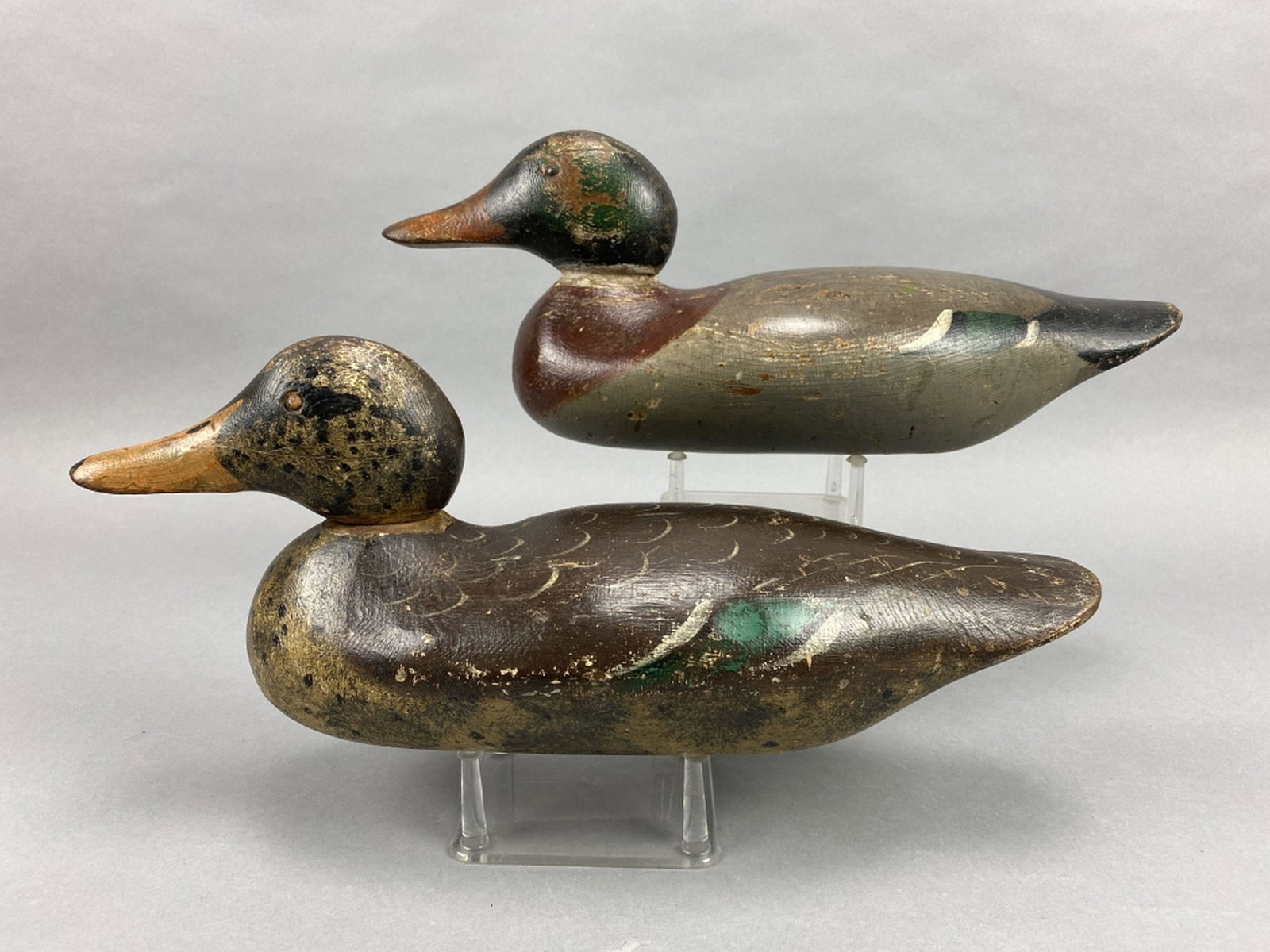Mason Pr of Mallard Duck Decoys (1 of 8)