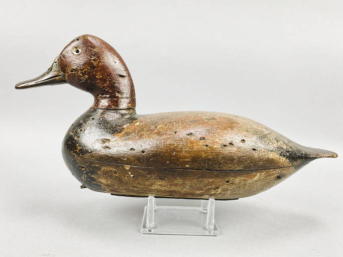 Robert Elliston Redhead Drake Duck Decoy