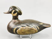 Rare Art Levernier, Sr. Wood Duck Drake Decoy