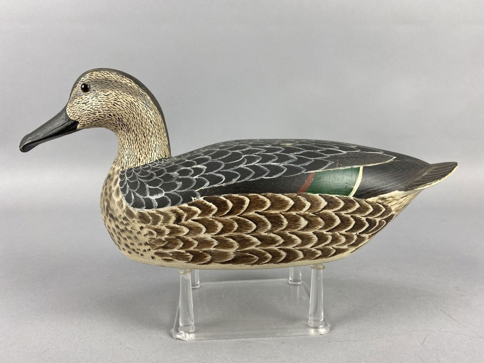 Heck Whittington Green-Winged Teal Hen Duck Decoy (1 of 6)