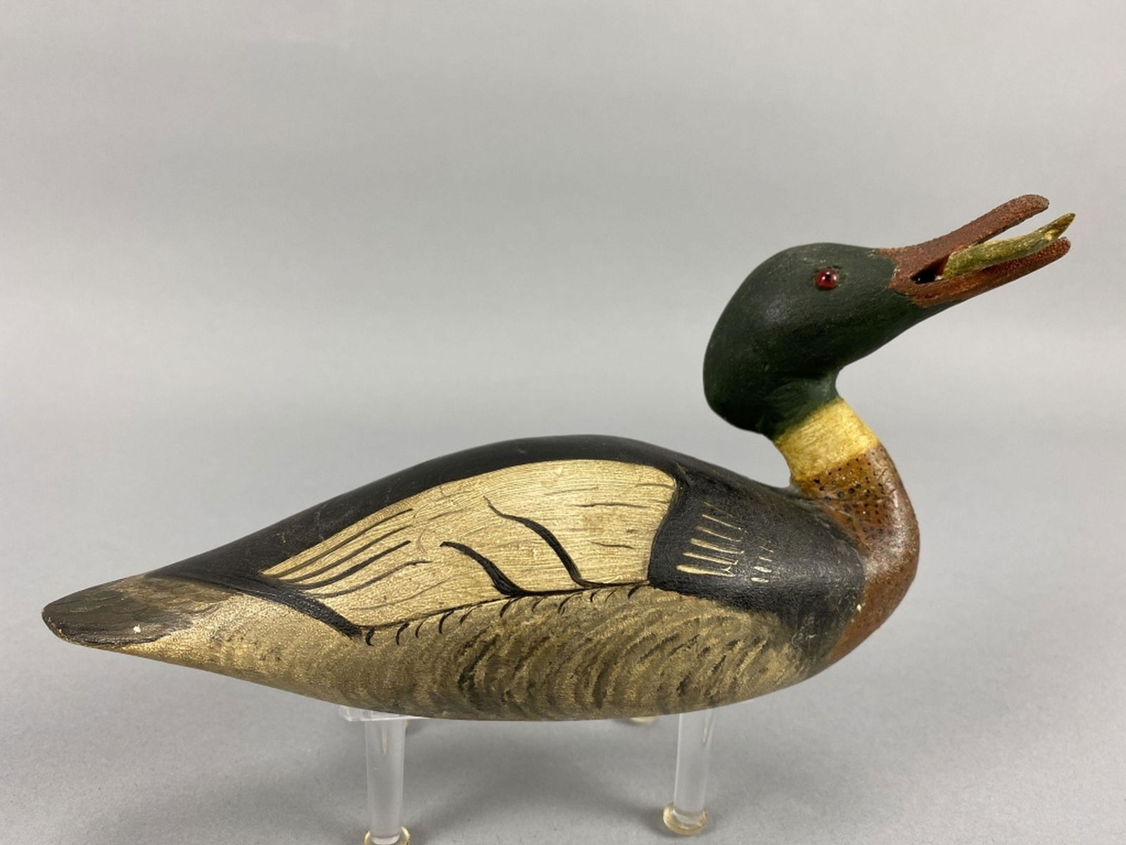 Miniature Red-Breasted Merganser Drake (1 of 6)