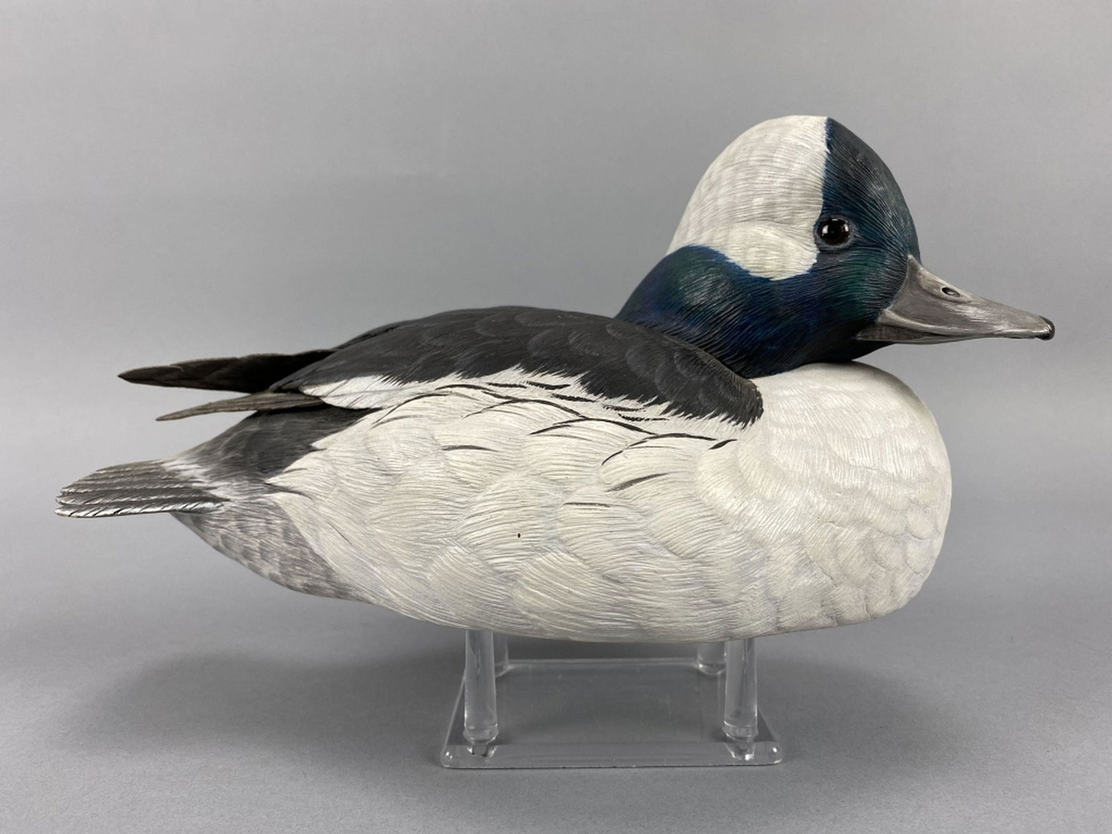 Tom Shumate Bufflehead Drake Duck Decoy (1 of 7)