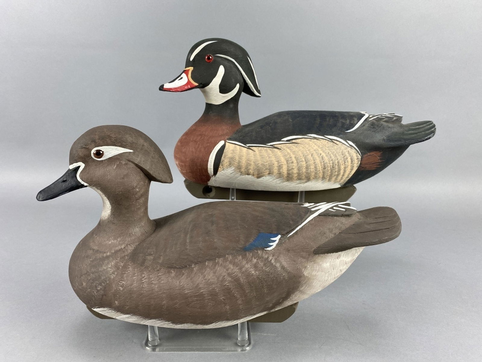 Marv Meyer Pr of Wood Duck Decoys (1 of 16)