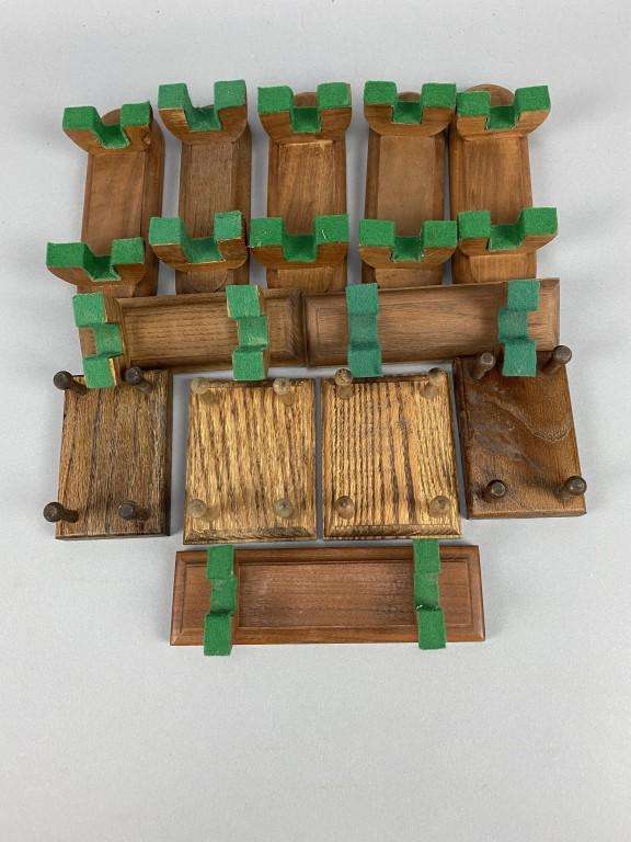 12 Wooden Decoy Stands (1 of 2)