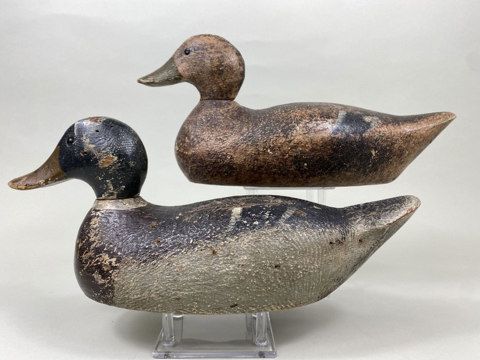 Evans Pr of Mallard Duck Decoys (1 of 9)