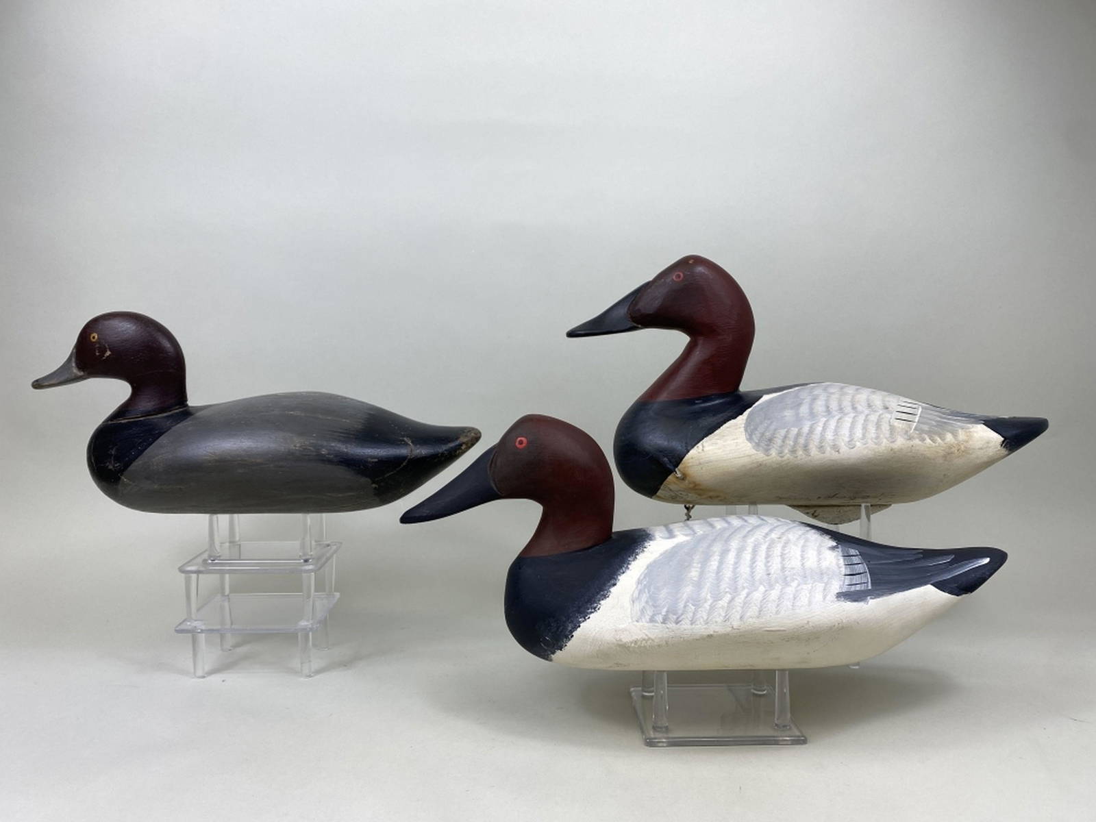 3 Chesapeake Bay Duck Decoys Auction