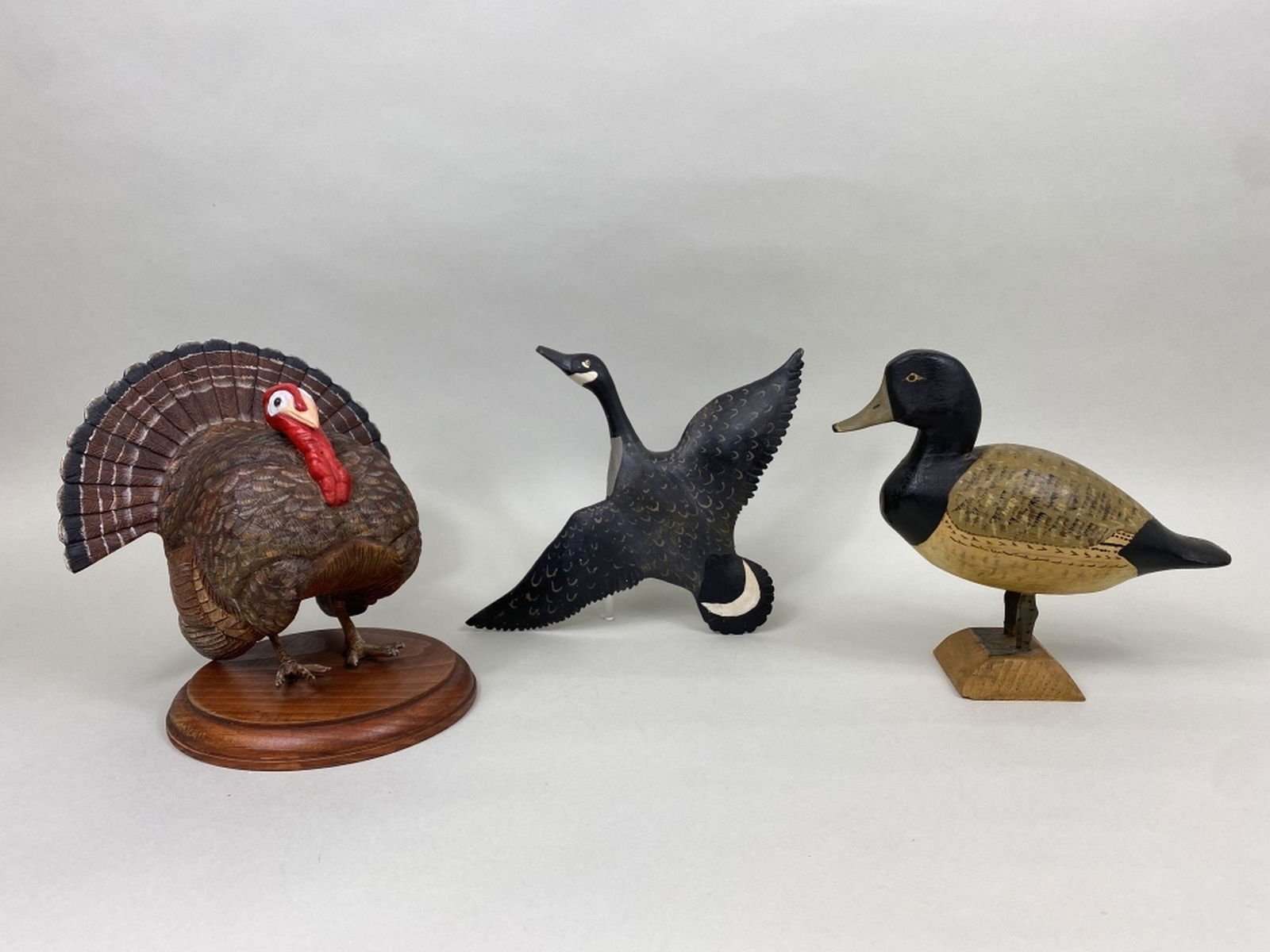 3 Wooden Carvings (1 of 6)