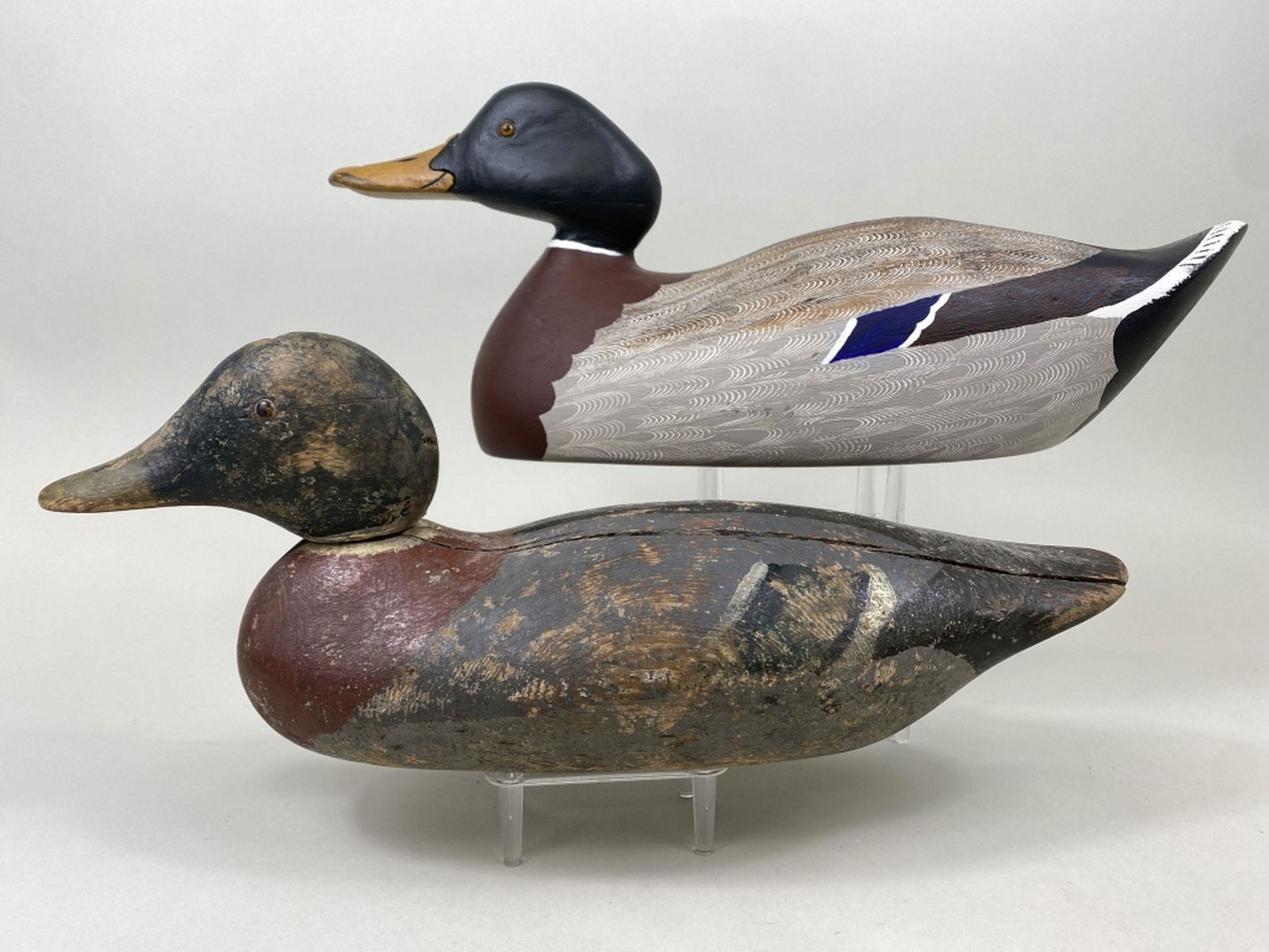 2 Mason Mallard Drake Duck Decoys (1 of 8)