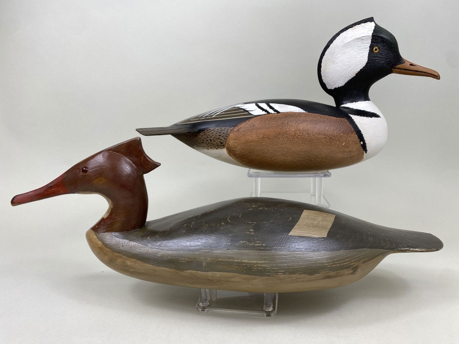 2 Merganser Duck Decoys (1 of 8)