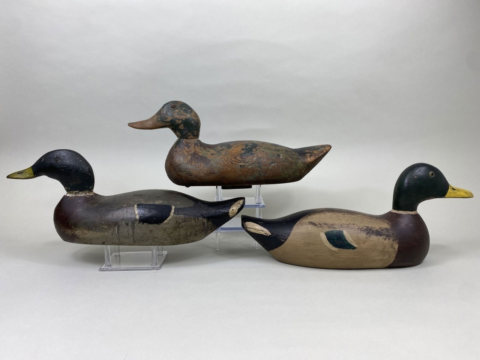 3 Mallard Drake Duck Decoys (1 of 6)