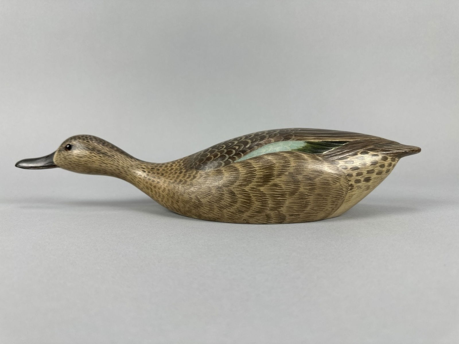 Al Glassford Blue-Winged Teal Hen Duck Decoy (1 of 8)