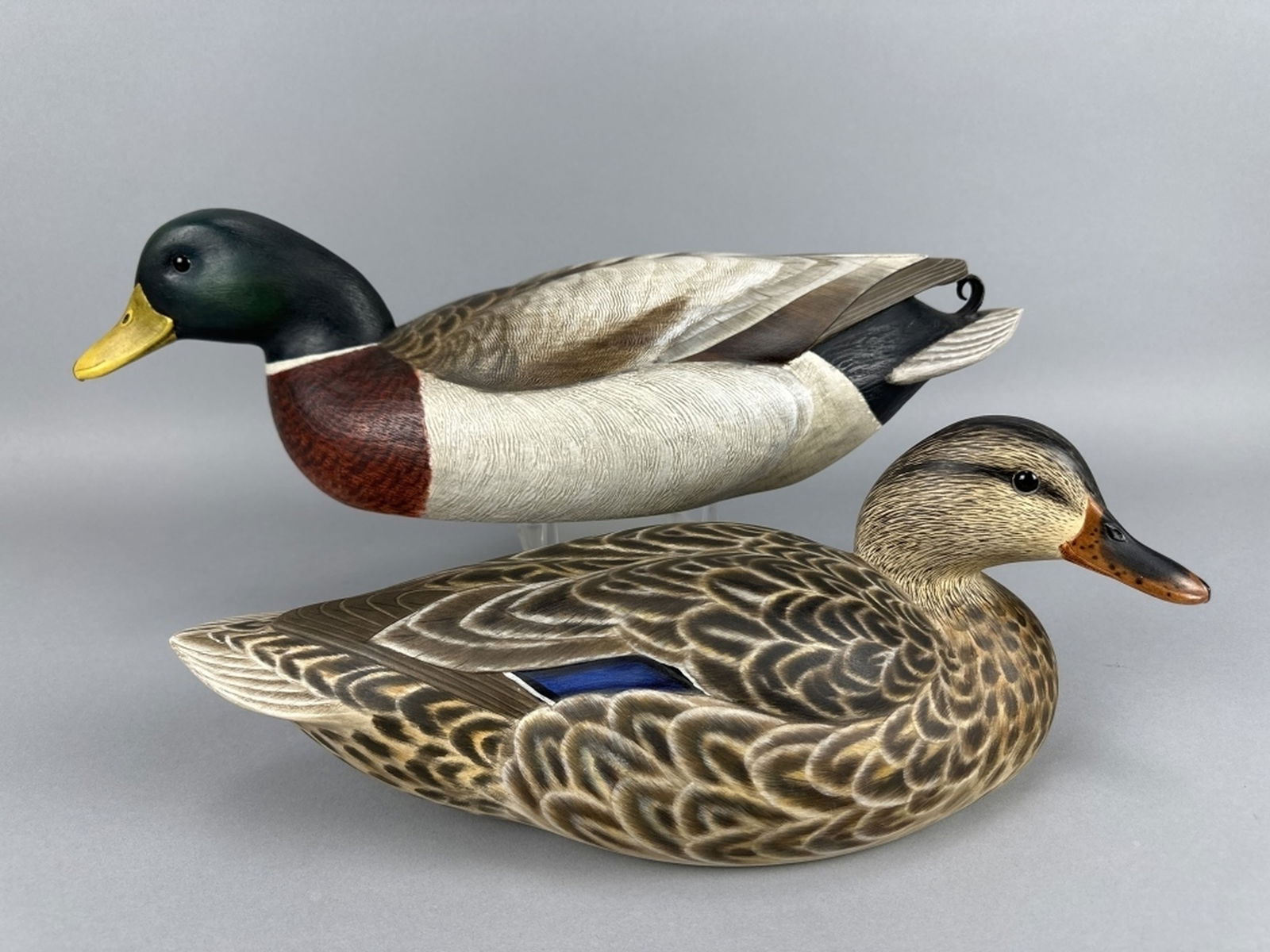 Robert "Bob" Kerr Pr of Mallard Duck Decoys (1 of 19)