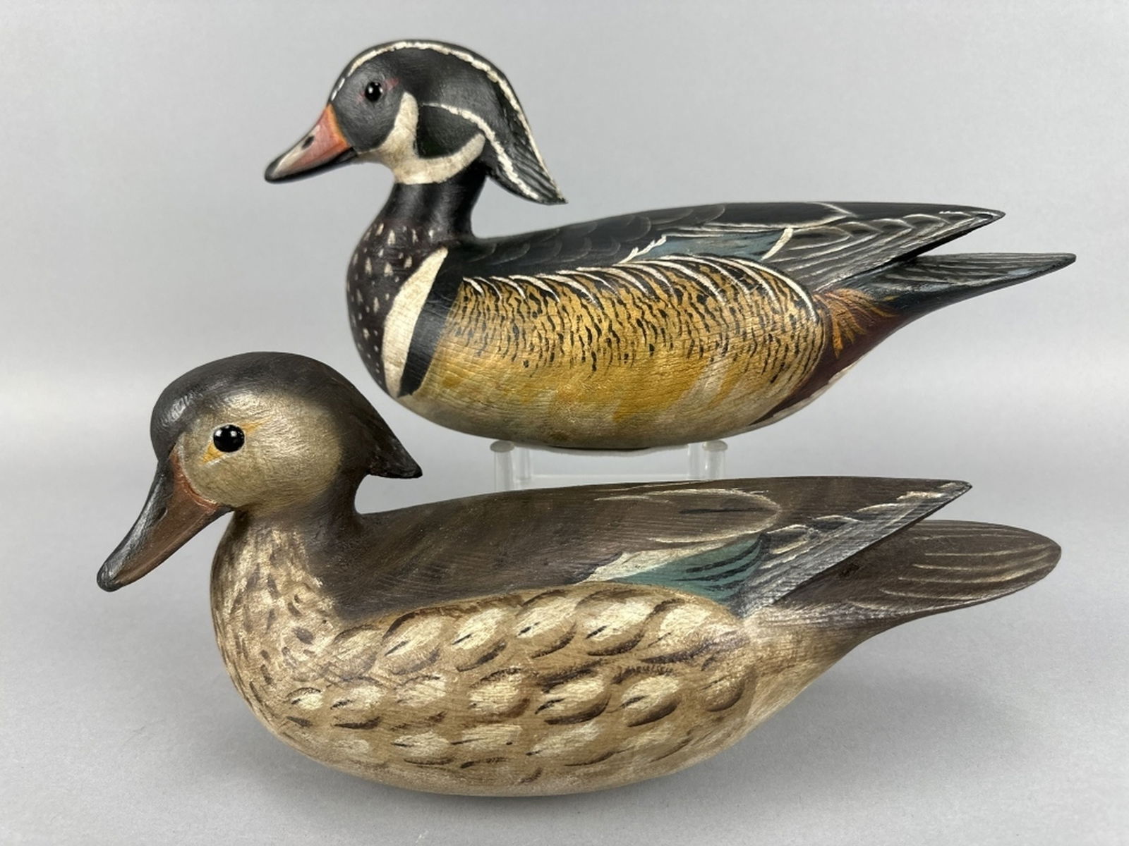 Reggie Birch Pr of Wood Duck Decoys (1 of 18)