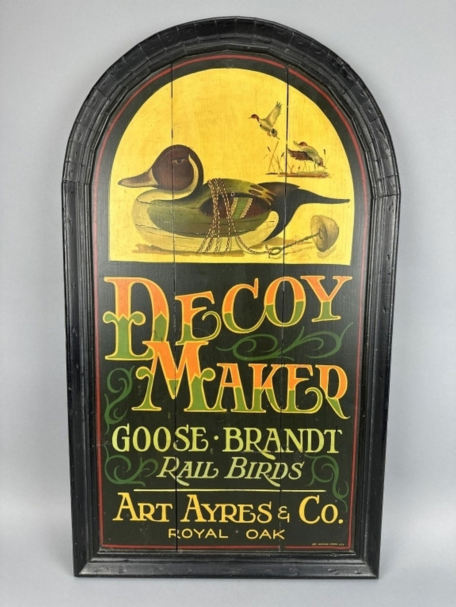 Decoy Maker Wooden Sign (1 of 5)