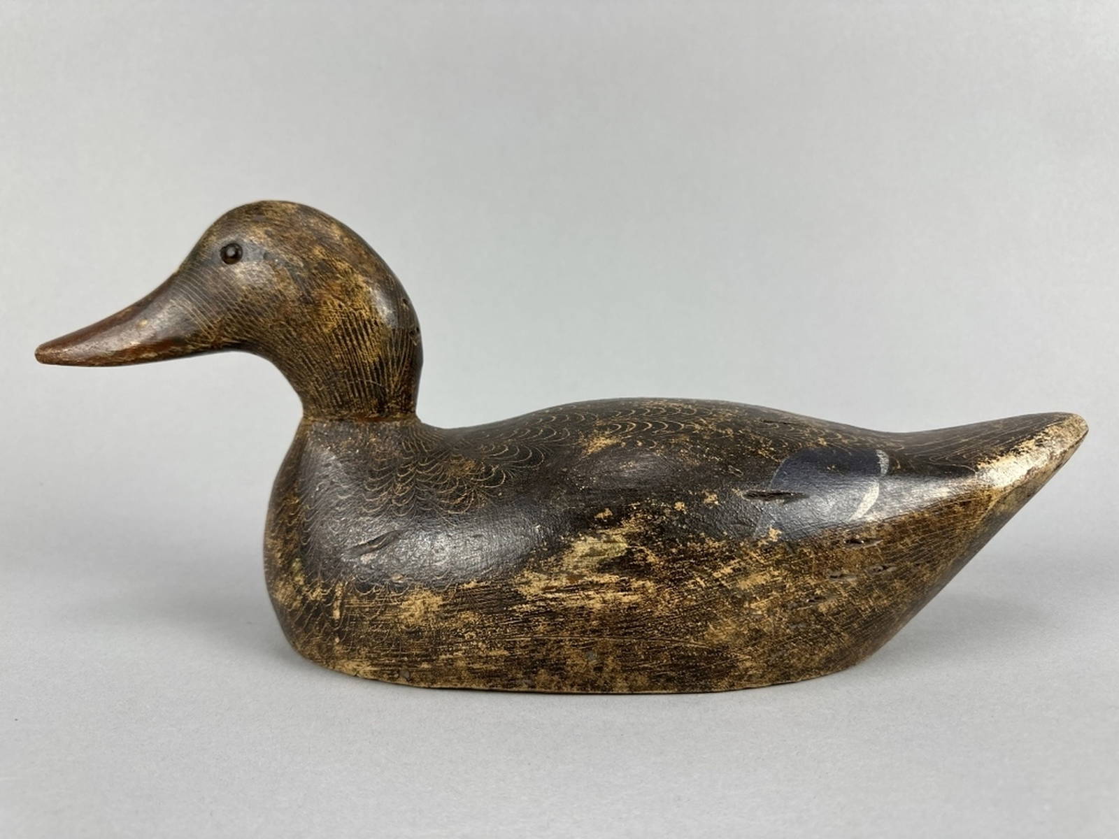 Evans Mallard Hen Duck Decoy Auction