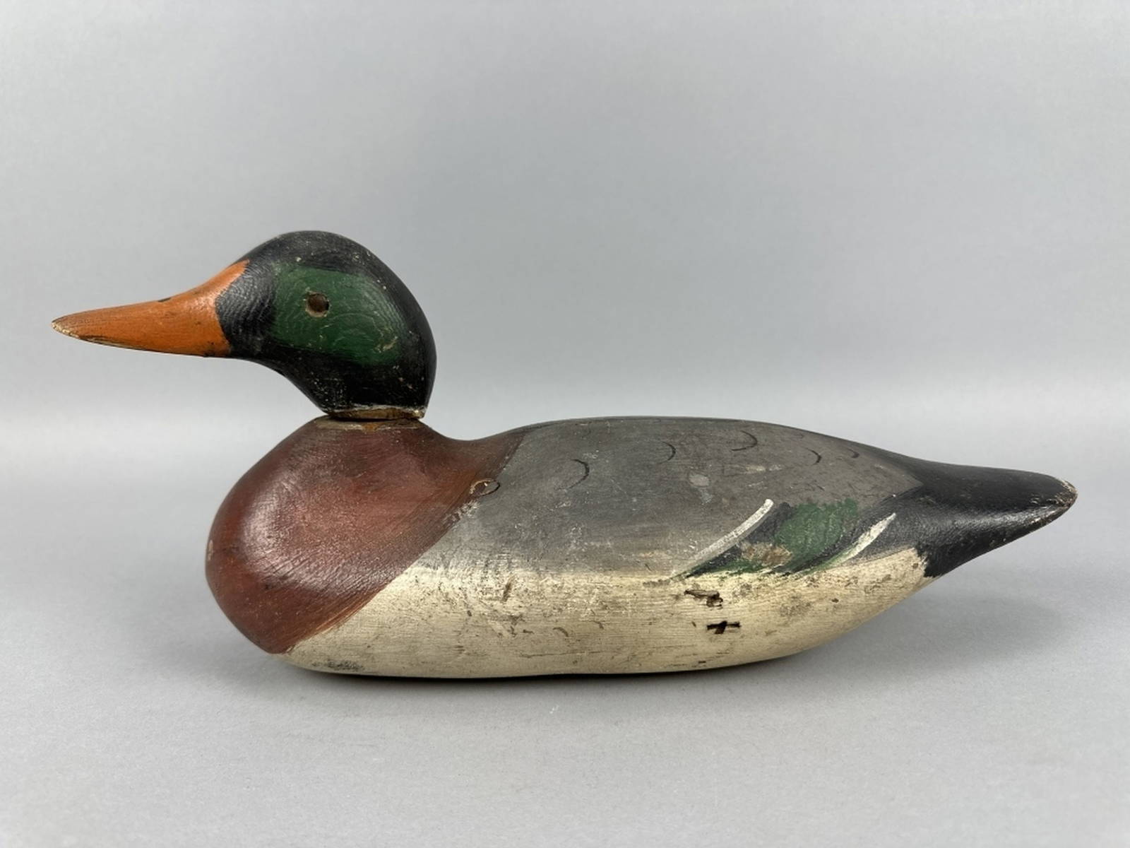 Early Mason Mallard Drake Duck Decoy Auction