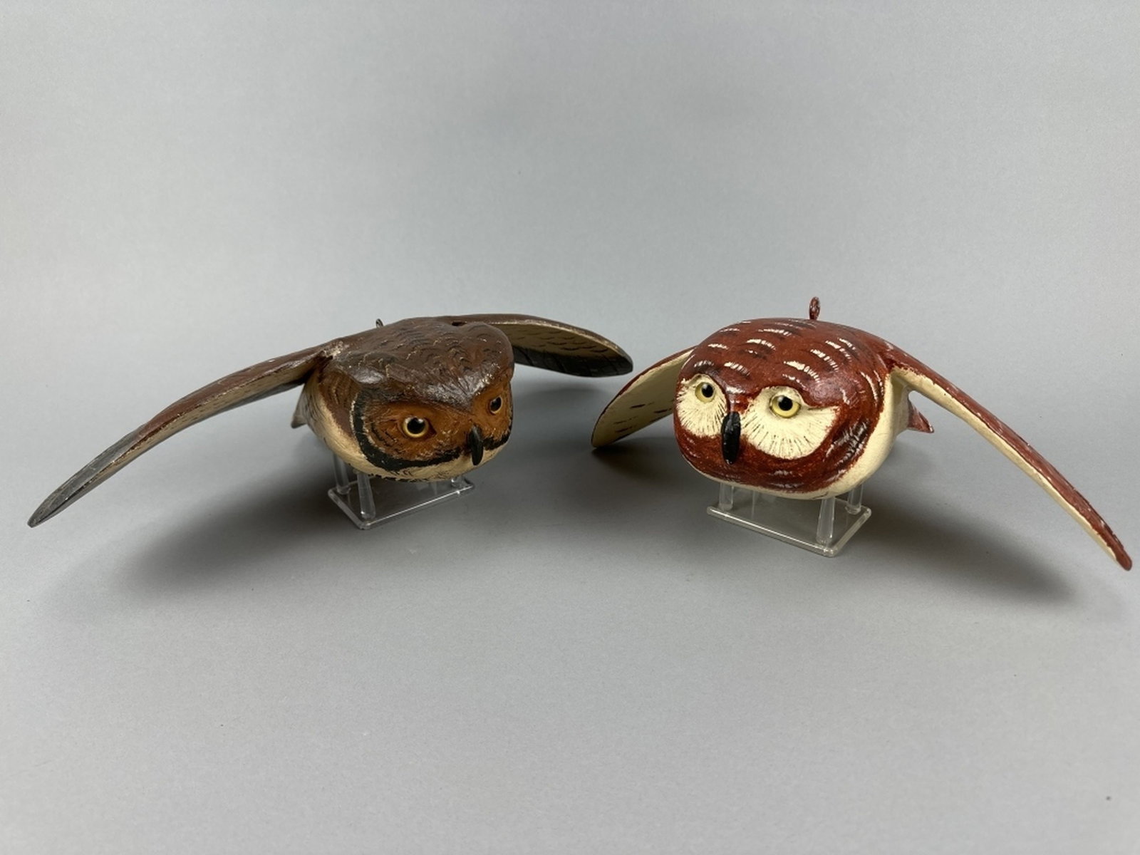 2 Casey Edwards Hand Carved Owls (1 of 14)