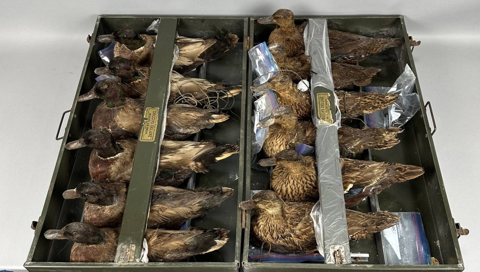 Rare Set Of 12 Decoys By Decoys Deluxe Auction