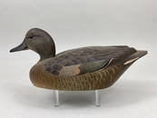 D.W. Nichol Green-Winged Teal Hen Duck Decoy