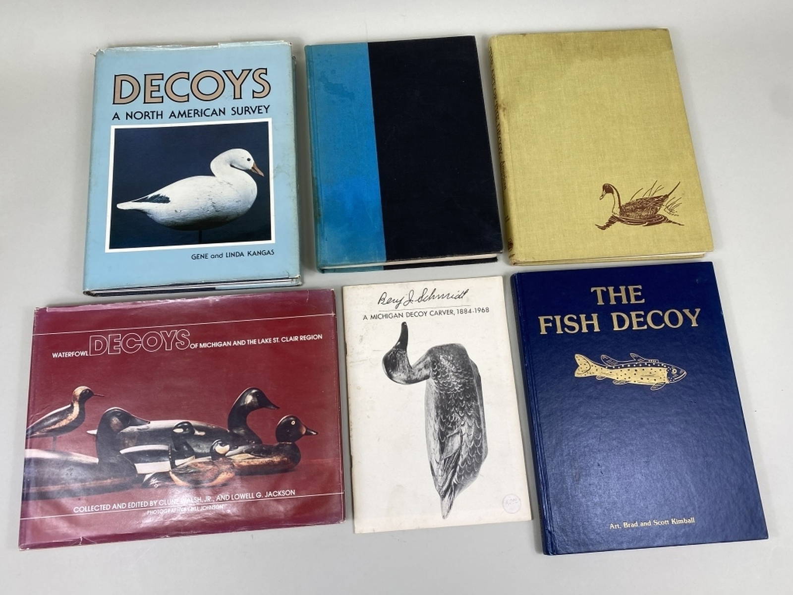 6 Decoy Reference Books Auction