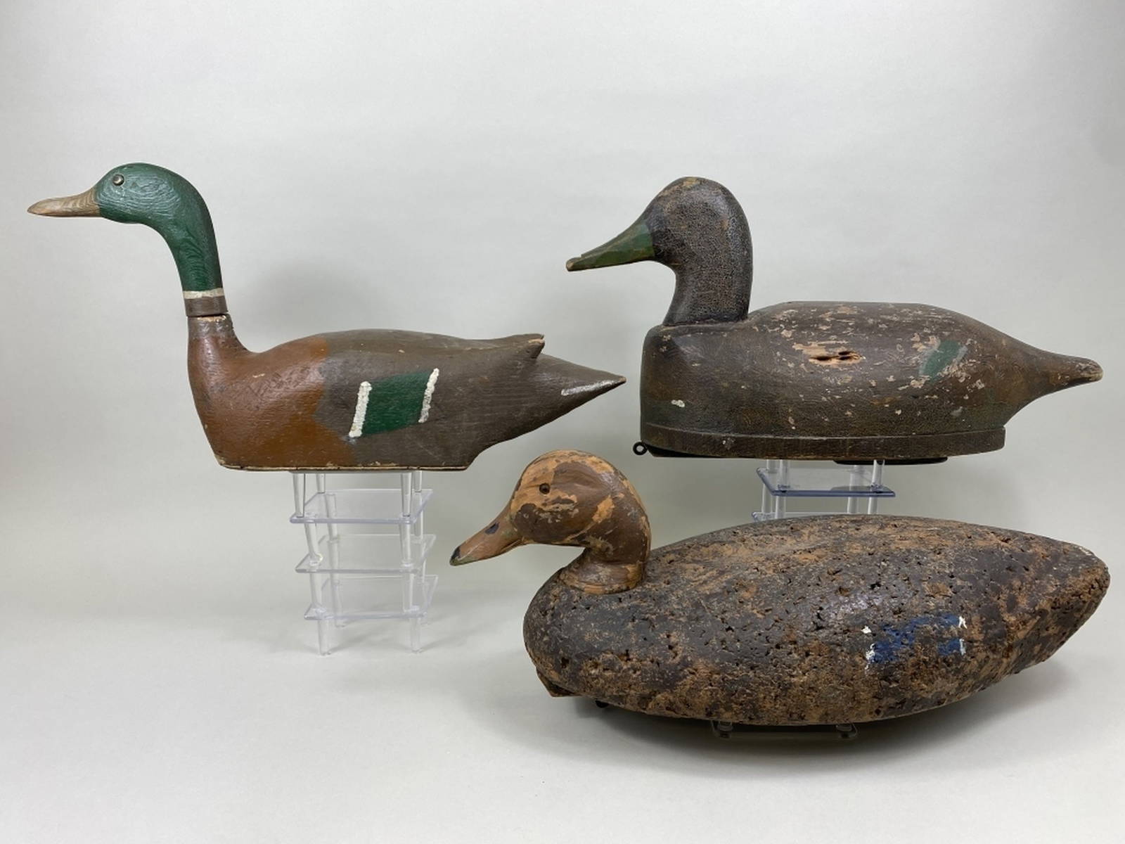 3 Duck Decoys Auction