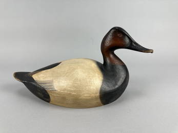 Joshua Brewer Canvasback Drake Duck Decoy