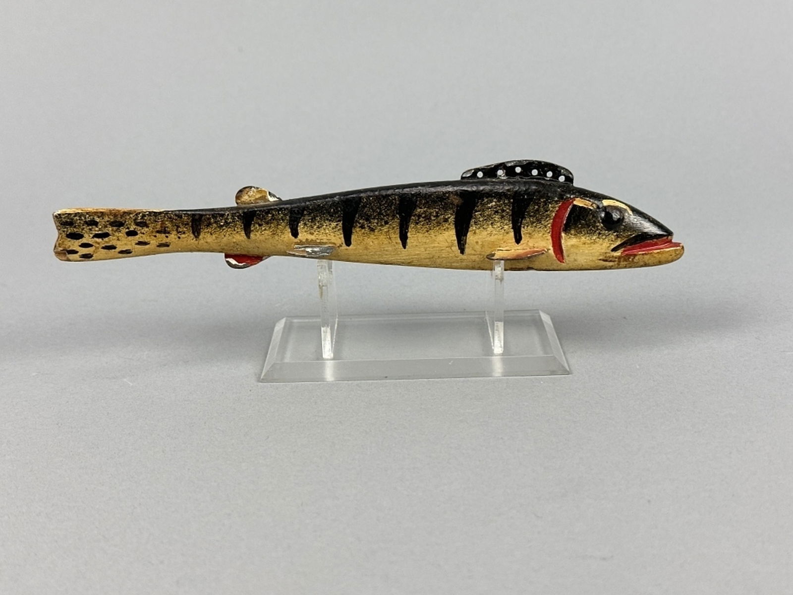 Oscar Peterson Perch Fish Spearing Decoy (1 of 6)