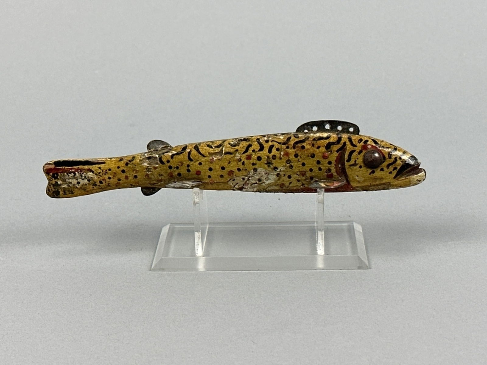 Oscar Peterson Brook Trout Fish Spearing Decoy (1 of 6)