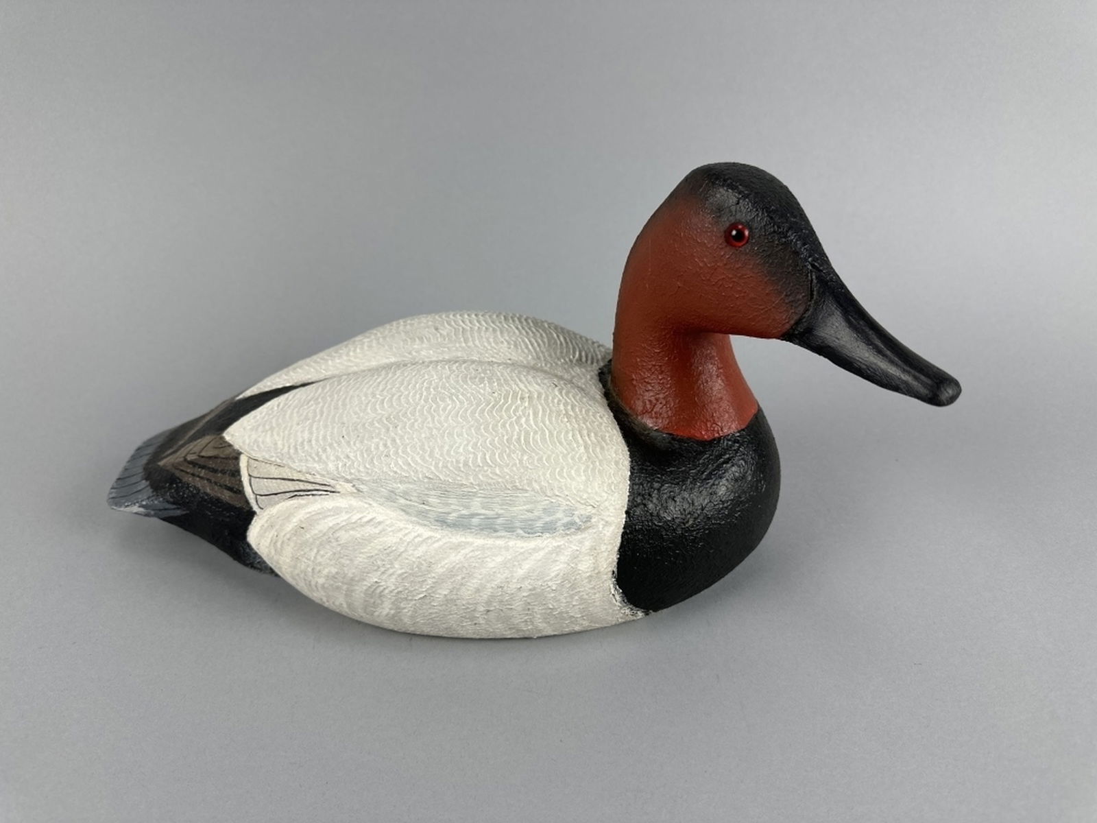 Torry Ward Canvasback Drake Duck Decoy (1 of 7)